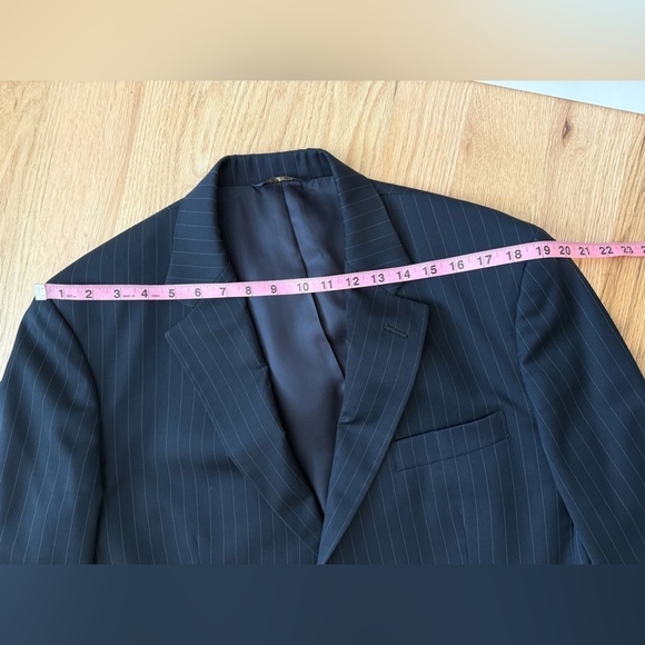 Brooks Brothers USA made Madison 100% Wool Blazer Sport Coat Navy Size 42R / 36W - Picture 10 of 12